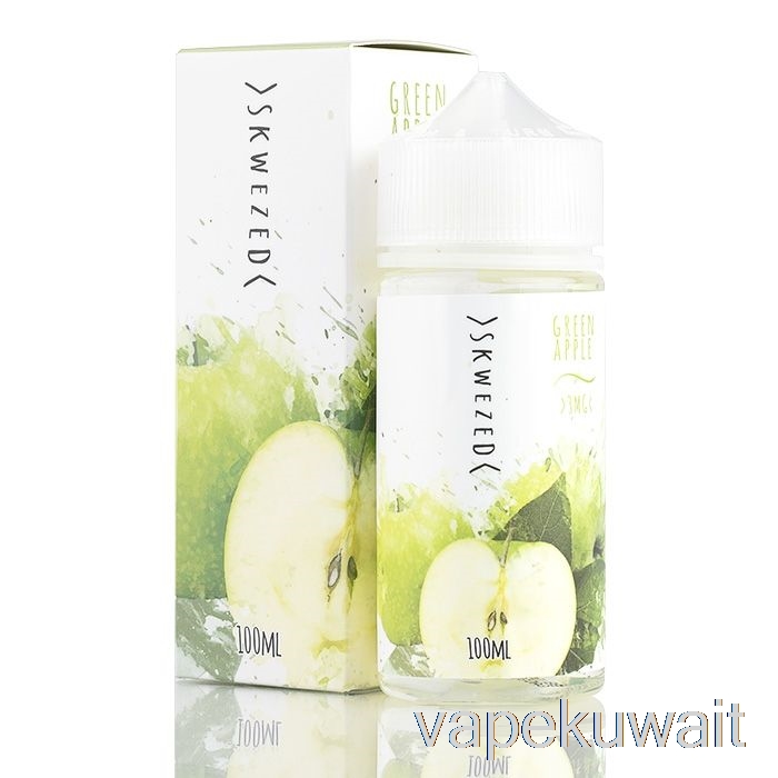التفاح الأخضر - السائل الإلكتروني - 100 مل 6 ملغ Vape Pod System